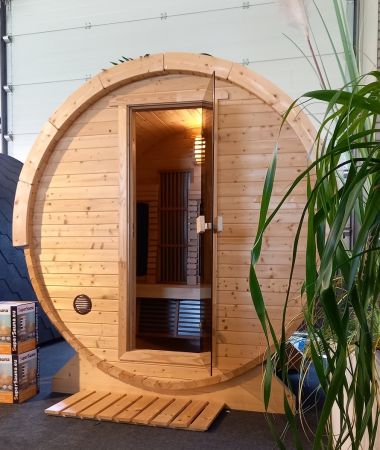 Laboratorium preambule contact Buitensauna / Barrel sauna prijs al vanaf € 2295.- | SuperSauna.nl